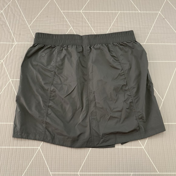 Lululemon High-Rise Ruched Mini Skirt Size XL Army Green - Picture 6 of 10